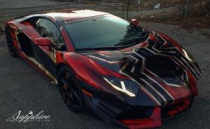 Lamborghini Aventador LP700-4 Spiderghini Wrap 2019 года